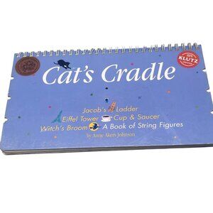 Cat's cradle spiral hardcover book by anne Akers Johnson English 37 pages READ